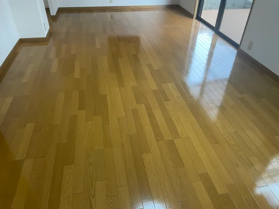 滋賀県東近江市で施工したフローリングのワンラブコート事例サムネイル