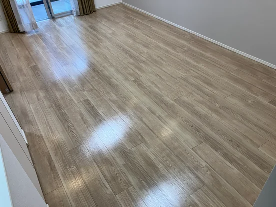 東京都多摩市で施工したフローリングのaquaコート事例サムネイル