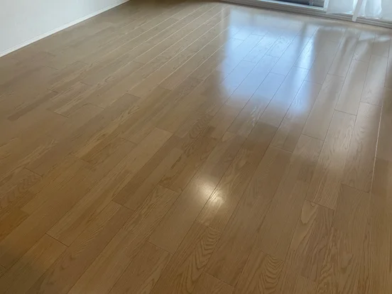 大阪府堺市で施工したフローリングのガラスコーティング事例サムネイル